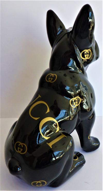 Patrick KONRAD - GUCCI Black Bulldog  - Sculpture 2