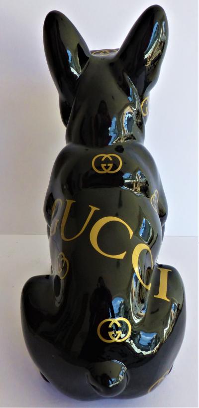 Patrick KONRAD - GUCCI Black Bulldog  - Sculpture 2