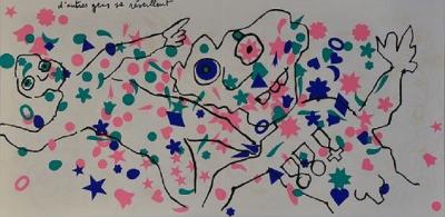 Enrico BAJ - D’autres gens, 1972 - Lithographie 2