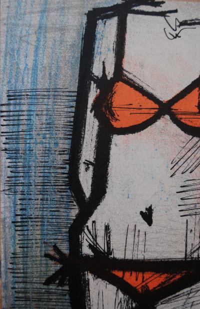 Bernard BUFFET - Le Bikini, 1967 - Lithographie originale, signée 2