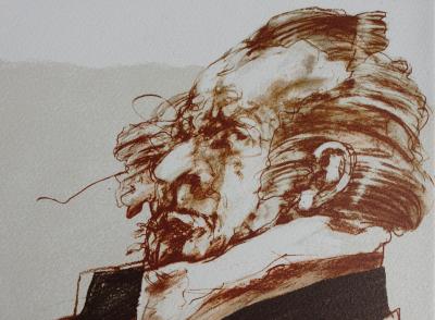 Claude WEISBUCH - Le Patriarche - Lithographie originale 2