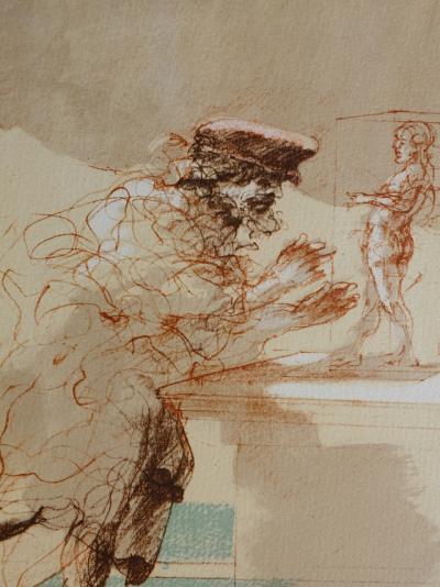 Claude WEISBUCH - Der Sammler - Originallithographie 2