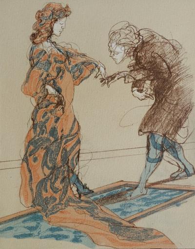 Claude WEISBUCH - Le Gentleman, 1984 - Lithographie originale