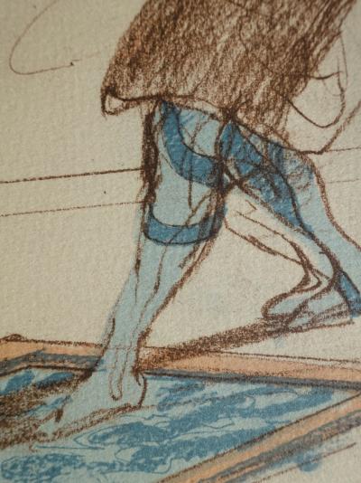 Claude WEISBUCH - Le Gentleman, 1984 - Originallithographie 2