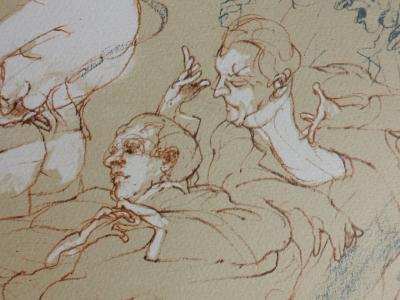 Claude WEISBUCH : Femme offerte - Lithographie originale 2