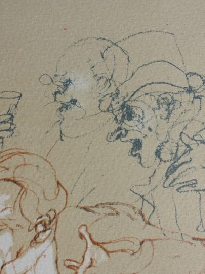 Claude WEISBUCH : Femme offerte - Lithographie originale 2