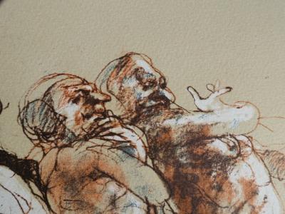 Claude WEISBUCH : Femme offerte - Lithographie originale 2