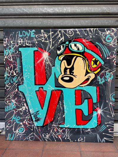 Clem$ - Mickey, 2020 - Acrylique sur toile 2