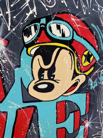 Clem$ - Mickey, 2020 - Acrylique sur toile 2