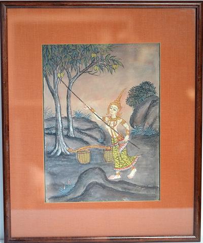 Thaïlande - Peinture bouddhique, XIXème siècle 2