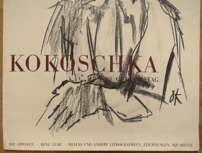 Oskar KOKOSCHKA - Salzburg, 1966 - Affiche originale d’exposition 2