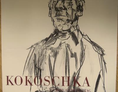 Oskar KOKOSCHKA - Salzburg, 1966 - Affiche originale d’exposition 2