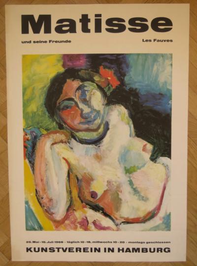 Henri MATISSE - Matisse et ses amis - Les Fauves, 1966 - Affiche d’exposition 2