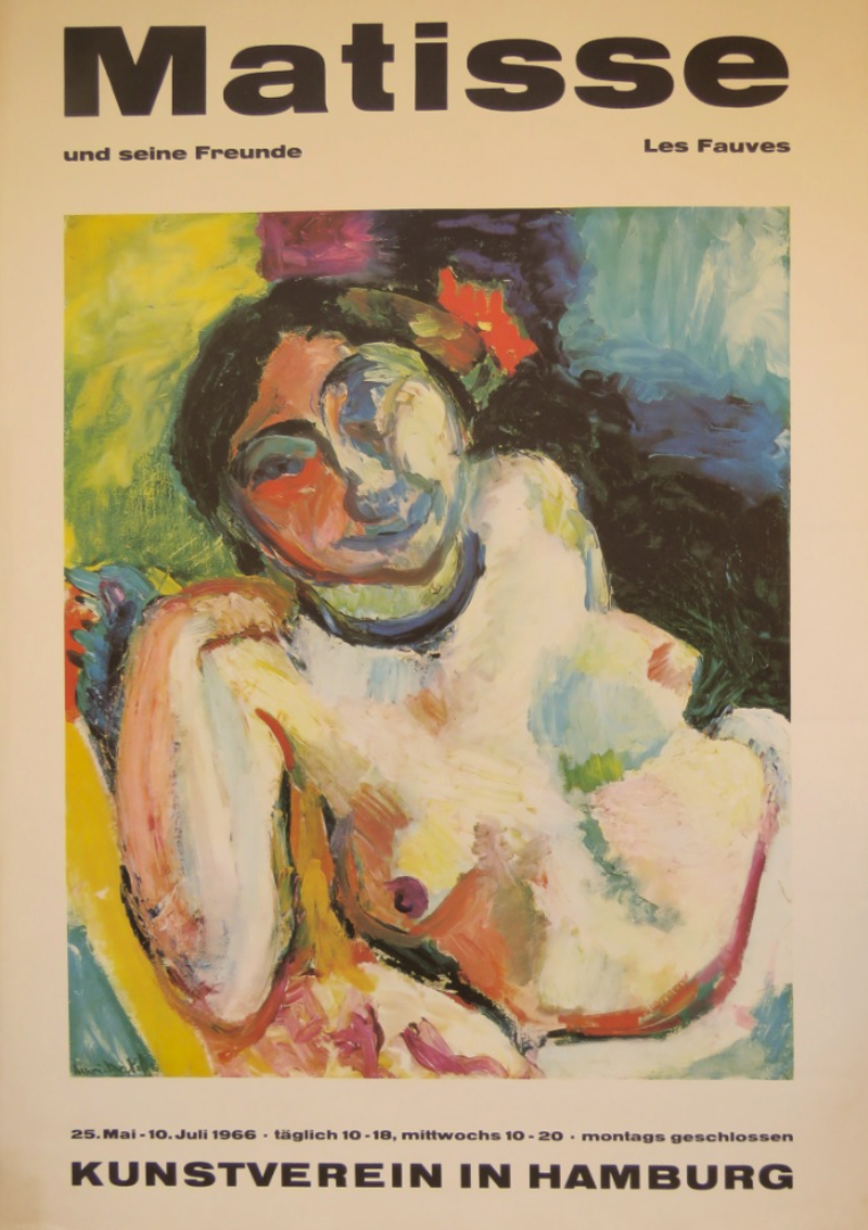 ga verder voedsel Wens Henri MATISSE - Matisse and his friends - Les Fauves, 1966 - Exhibition  poster - Post War & Modern Art - Plazzart