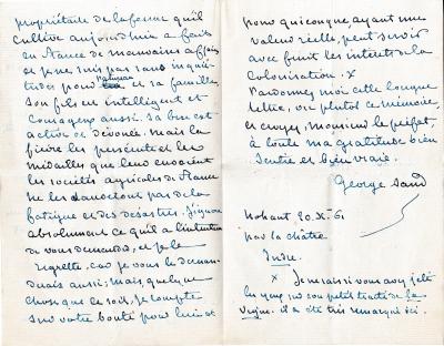 George SAND - Lettre autographe signée 7 pages 2