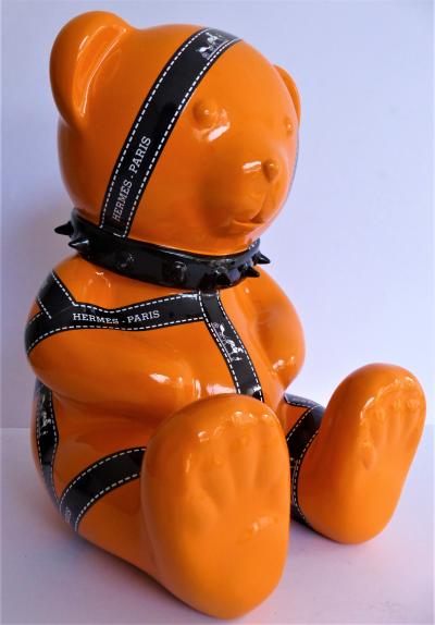 Patrick KONRAD - Hermès Crazy - - - Sculpture Bear Revelations Plazzart