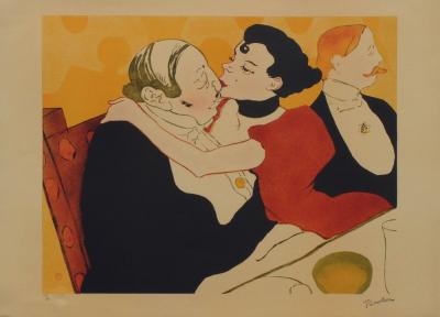 Henri de TOULOUSE-LAUTREC (d’après)  - Reine de joie - Lithographie 2