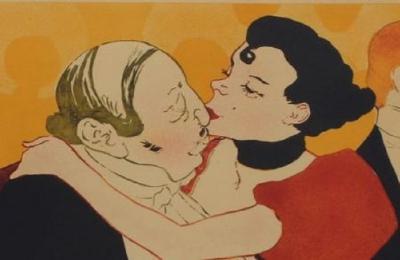 Henri De TOULOUSE-LAUTREC (d’après)  - Reine de joie - Lithographie 2