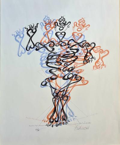 Otto TSCHUMI - Barocke Figur, 1968 - Lithographie signée au crayon 2