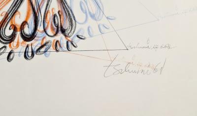 Otto TSCHUMI - Barocke Figur, 1968 - Lithographie signée au crayon 2