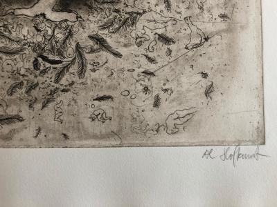 Alfred HOFKUNST - Eggsplosion, 1970 - Gravure signée au crayon 2
