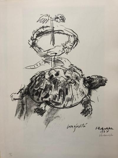 Oskar KOKOSCHKA - Longévité, 1968 - Lithographie signée 2
