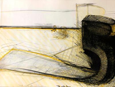 Rolf ISELI - Liegende Funf, 1970 - Lithographie signée au crayon 2