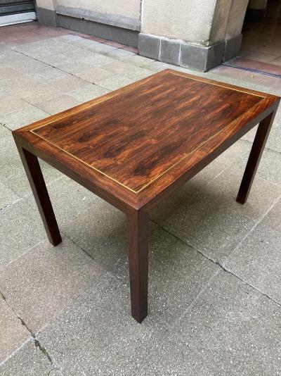 Travail nord américain - Table basse Palissandre laiton, vers 1960 2