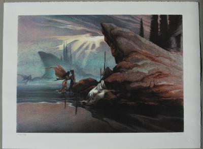 Yslaire Bernard - L’ile aux Amants, 1995 - Sérigraphie signée 2