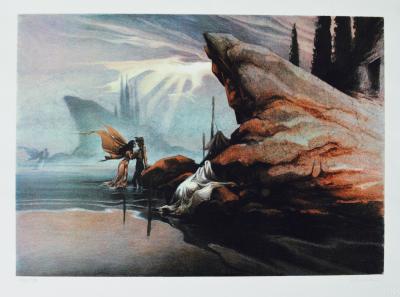 Yslaire Bernard - L’ile aux Amants, 1995 - Sérigraphie signée 2
