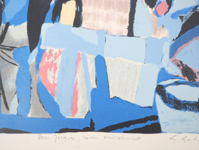 Gabriel GODARD - Paysage fauve - Lithographie originale signée et dédicacée 2