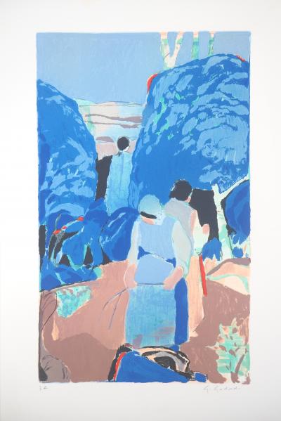 Gabriel GODARD : Rêverie - Lithographie originale signée 2
