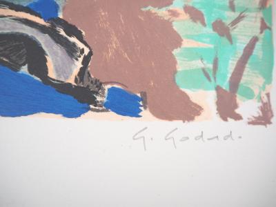 Gabriel GODARD : Rêverie - Lithographie originale signée 2