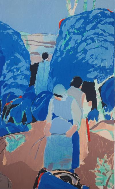 Gabriel GODARD : Rêverie - Lithographie originale signée 2