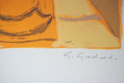 Gabriel GODARD : Les passiflores - Lithographie originale signée 2