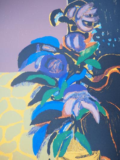 Gabriel GODARD : Les passiflores - Lithographie originale signée 2