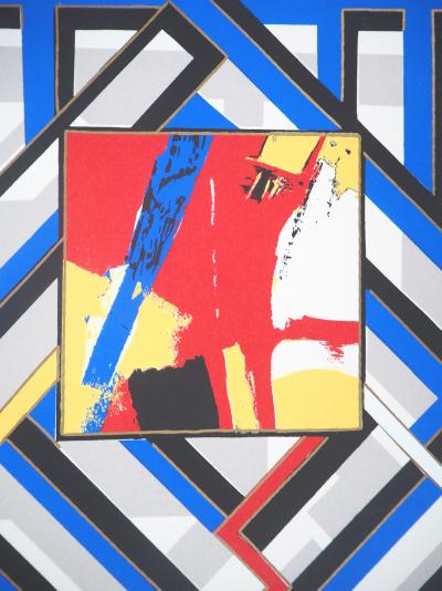 Oscari NIVESE : Jeu d'optique - Sérigraphie originale signée 2