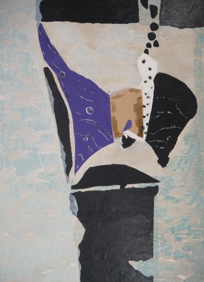 François-Xavier FAGNIEZ : Ange - Gravure en carborundum signée et numérotée 2