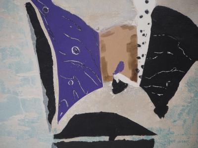 François-Xavier FAGNIEZ : Ange - Gravure en carborundum signée et numérotée 2
