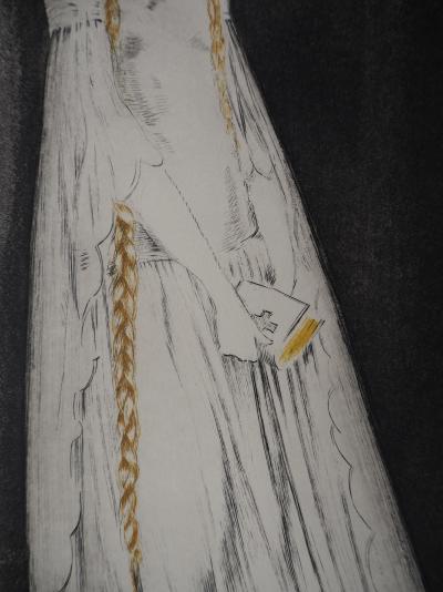 Louis ICART - Margueritte et Méphistophélès, 1928 - Gravure originale signée 2