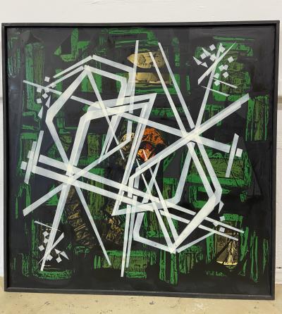 Medaglini - N-OR, 1989 - Technique mixte sur panneau de bois 2