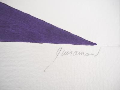 Paul GUIRAMAND : Hommage à Matisse - Gravure en carborundum signée et numérotée 2