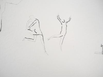 Paul GUIRAMAND : Hommage à Matisse - Gravure en carborundum signée et numérotée 2