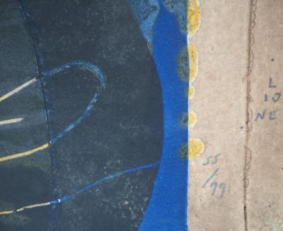 LIONEL : Voie lactée - Gravure en carborundum signée 2