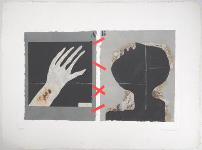 James COIGNARD : Femme du monde - Gravure en carborundum signée et numérotée 2