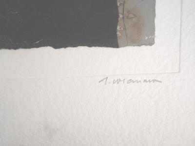 James COIGNARD : Femme du monde - Gravure en carborundum signée et numérotée 2
