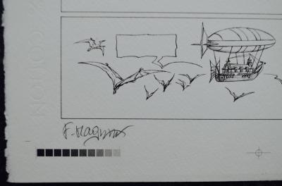 Florence Magnin - Héritage Emilie T04 le rêveur, 2005 - Planche offset signée 2