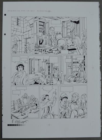 Florence Magnin - Héritage Emilie T03 L’ÉXILÉ, 2004 - Planche offset signée 2