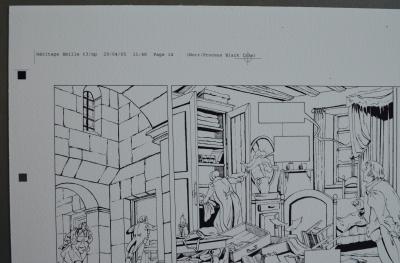 Florence Magnin - Héritage Emilie T03 L’ÉXILÉ, 2004 - Planche offset signée 2