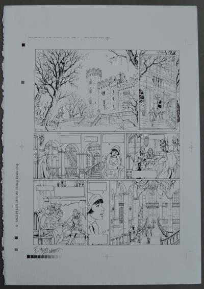 Florence Magnin - Héritage Emilie T03 L’ÉXILÉ, 2005 - Planche Offset signée 2